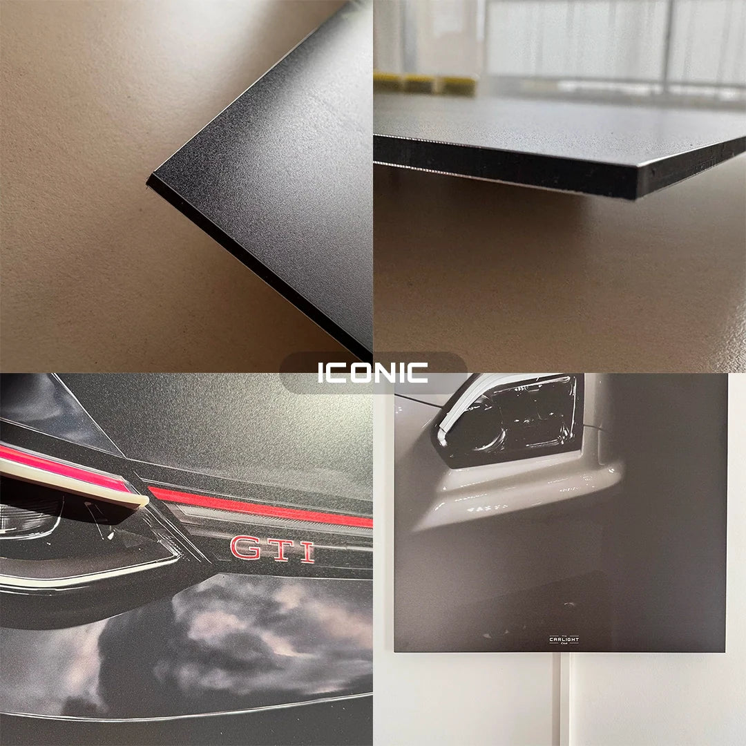 Poster NÉON Audi R8 V10 GT FINAL (LED blanche) - Première Edition