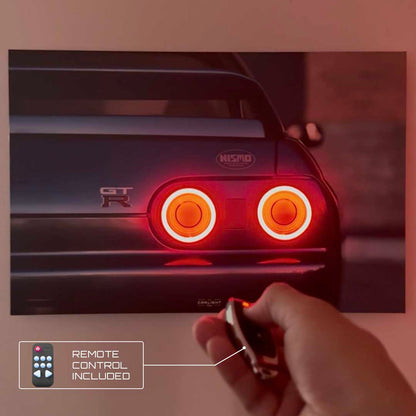 Poster NÉON BMW M3 E30 (LED blanc naturel) - Première Edition